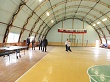 Капитальный ремонт спортивного зала в Демьянском подходит к завершению